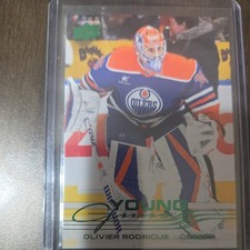 OLIVER RODRIGUE  2025-26 UPPER DECK GREEN  EDITION YOUNG GUNS CARD OILERS