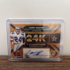 2024 Panini Gold Standard - 24k Autographs Larry Brown #24K-LB /99 (AU)