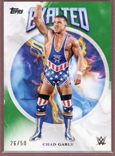 2025 Topps: Exalted WWE Base Green #85 Chad Gable (RAW) /50
