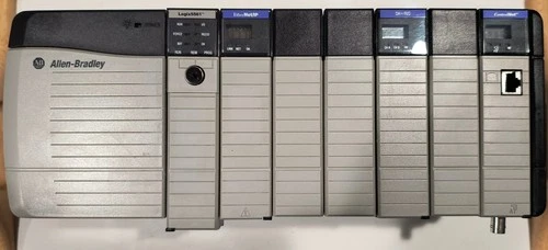 Allen Bradley ControlLogix 7 Slot Rack 1756-L61 5561 Ethernet IP ControlNet RIO 