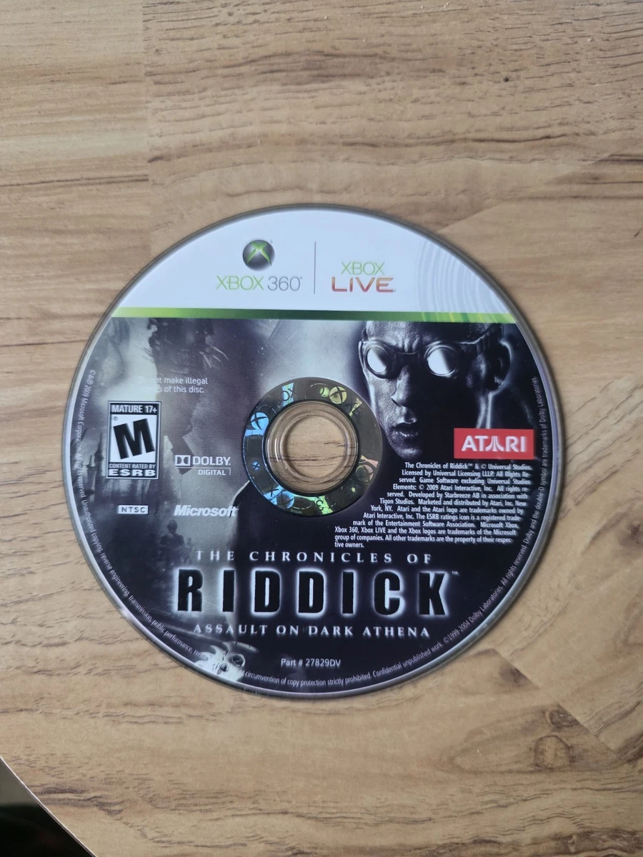 The chronicles of riddick assaul on dark ahtena FR Occasion TBE XBOX