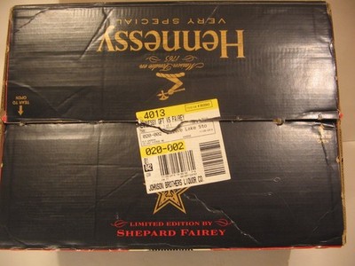 OBEY Shepard Fairey Hennessy VS Limited Edition 2014 Case Box (No