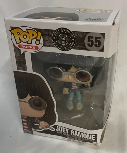 Joey Ramone #55 Retired Punk Rock with Box Funko POP! Vinyl: Rocks: The Ramones