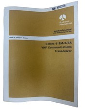 Rockwell Collins 618M-3/3A VHF Transceiver Ov...