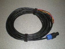 10m REL Acoustics Bassline Blue SpeakOn Subwoofer Cable