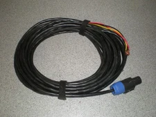 10m REL Acoustics Bassline Blue SpeakOn Subwoofer Cable