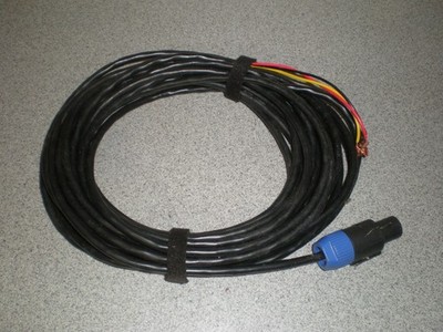 10m REL Acoustics Bassline Blue SpeakOn Subwoofer Cable