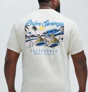 新品タグ付きPALM SPRINGS オーバーサイズTシャツ Vintage Palm Springs T Shirt | eBay