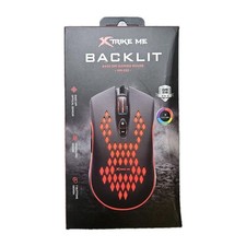 New XTrike Me GM  222 Backlit 6400 DPI Gaming Mouse Wired