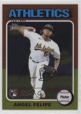 2024 Topps Heritage High Number Rookies Chrome /699 Angel Felipe #147 1p9n