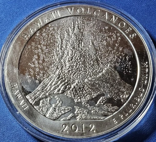 A 2012 Hawaii Volcanoes National Park 5 oz America the Beautiful Bullion Coin