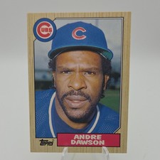 Topps 1987 Traded Andre Dawson #27T Chicago Cubs Baseball Card HOF!!