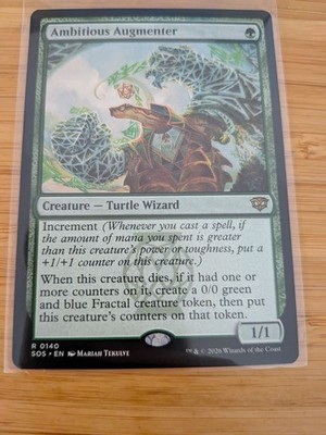 MTG Ambitious Augmenter 0140 Secrets of Strixhaven M/NM Free UK P&P