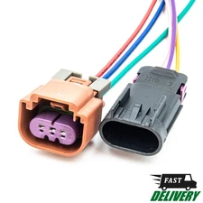 Electrical connector 4-pin. Female + Male. Waterproof. 20283K