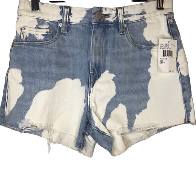 BlankNYC Women s Denim Shorts 26 Bleached Cut Off Beach Vacation Cruise Lake