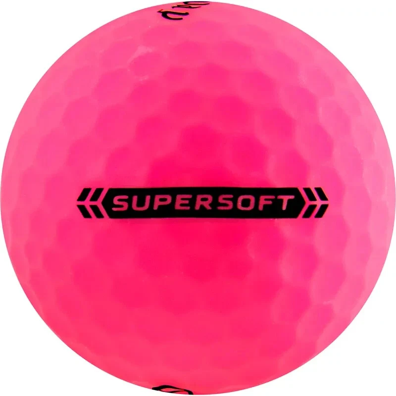 Pelotas de golf Callaway Supersoft rosa mate AAAAA usadas como nuevas - Paquete de 24 Foto 2 de 2