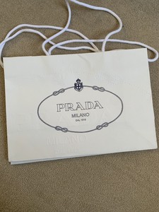prada paper bag