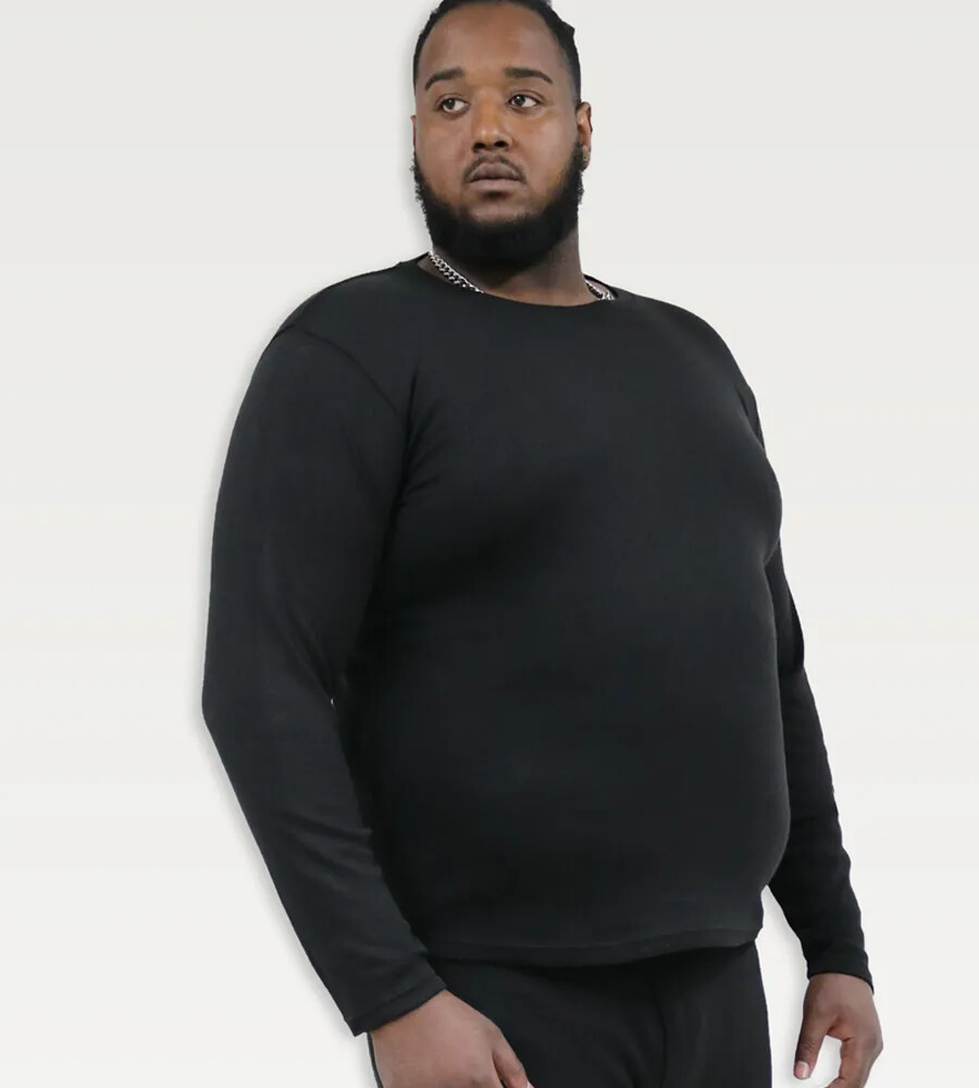 D555 Duke Big Mens Thermal Long Sleeve T-Shirt Base Layer 2XL-8XL (601623)