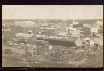 Castor Alberta 1910 Canada Historic Old Photo