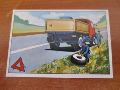 Figure cars and motorcycles GENERIC DANGER FOR STATIONARY VEHICLES No. 344 Ed. EDIS 1968