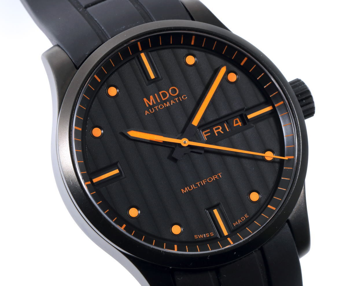 MIDO Multifort Gent M005.430.37.051.80 Automatic Black Dial Rubber