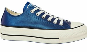 blue platform trainers