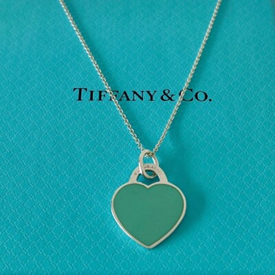 tiffany blue heart necklace