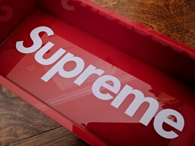 Supreme Lucite Acrylic Box FW2016 100% Authentic Red Box Logo