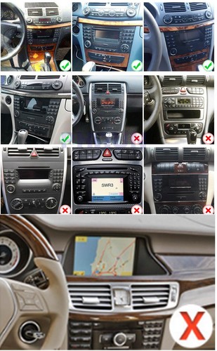9in Car Multimedia Player SWC RDS Fit For Mercedes-Benz G-Class W463 2001-2008 - Foto 7 di 23