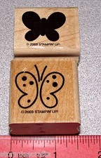 Butterfly Rubber Stamp Single 2 Step Stamping by Stampin Up Love without End