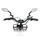 Bike Biking Mirror Handlebar Mount, Rotatable Bicycle Rear View Glass Mirror