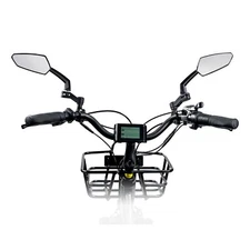 Bike Biking Mirror Handlebar Mount, Rotatable Bicycle Rear View Glass Mirror