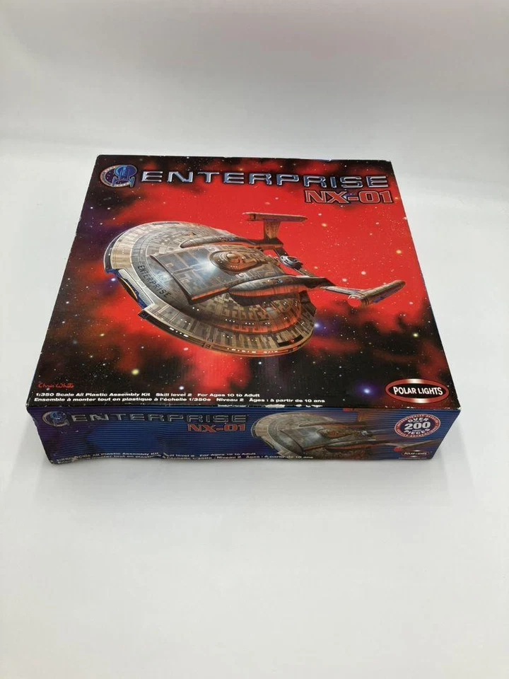 Polar Lights Star Trek Enterprise NX-01 Model Kits 1/350 scale boxed 2018 New - Image 4 of 4