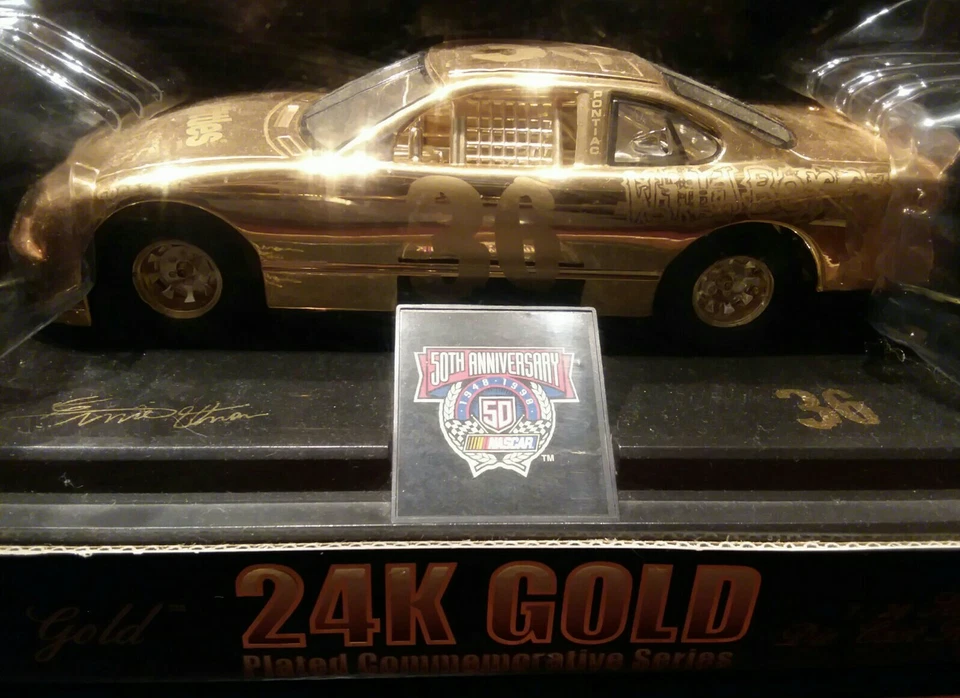 Nascar 98 50 Aniversario Reflejos 24K Chapado 1:24 Die Cast Ernie Irvan #36 Foto 2 de 4