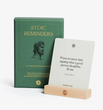 Stoic Reminders Quote Cards, Intelligent Chan...