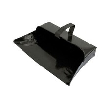 Heavy Duty Metal Dust Pan Durable Fixed Handle Dustpan Dust Pan - 32cm