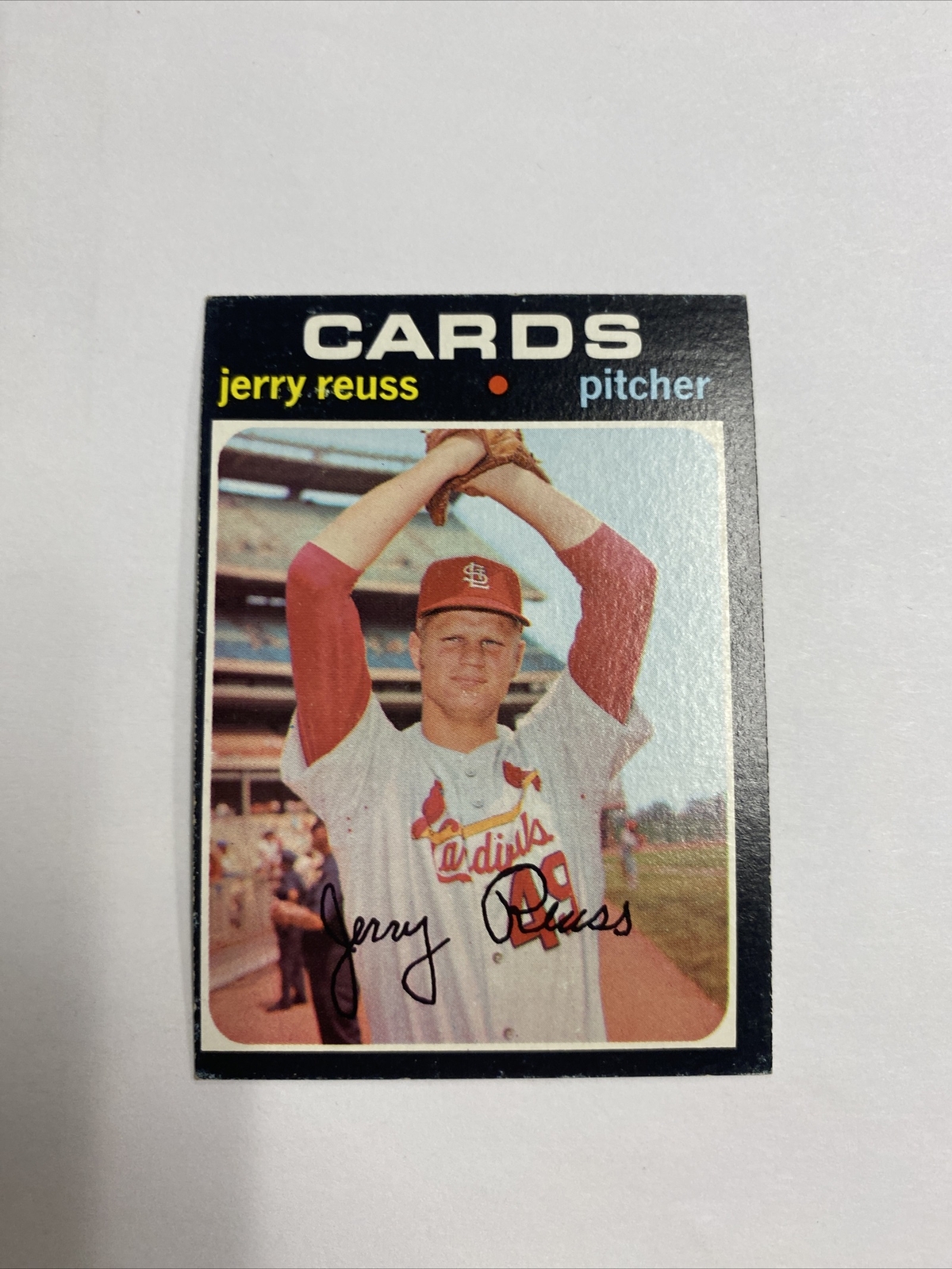 1971 Topps Baseball Jerry Reuss St. Louis Cardinals Card #158 | eBay