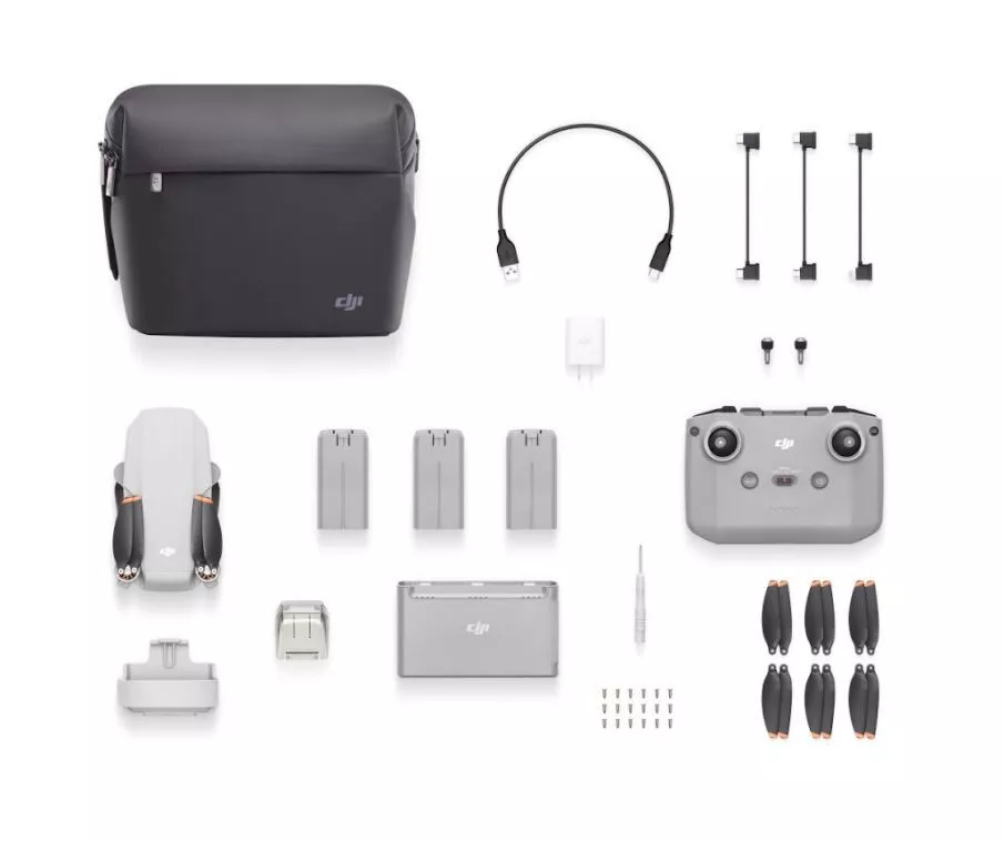 DJI Mini 2 Fly More Combo 4K Video Camera Drone 31 Min Flight  (DJI-Refurbished)