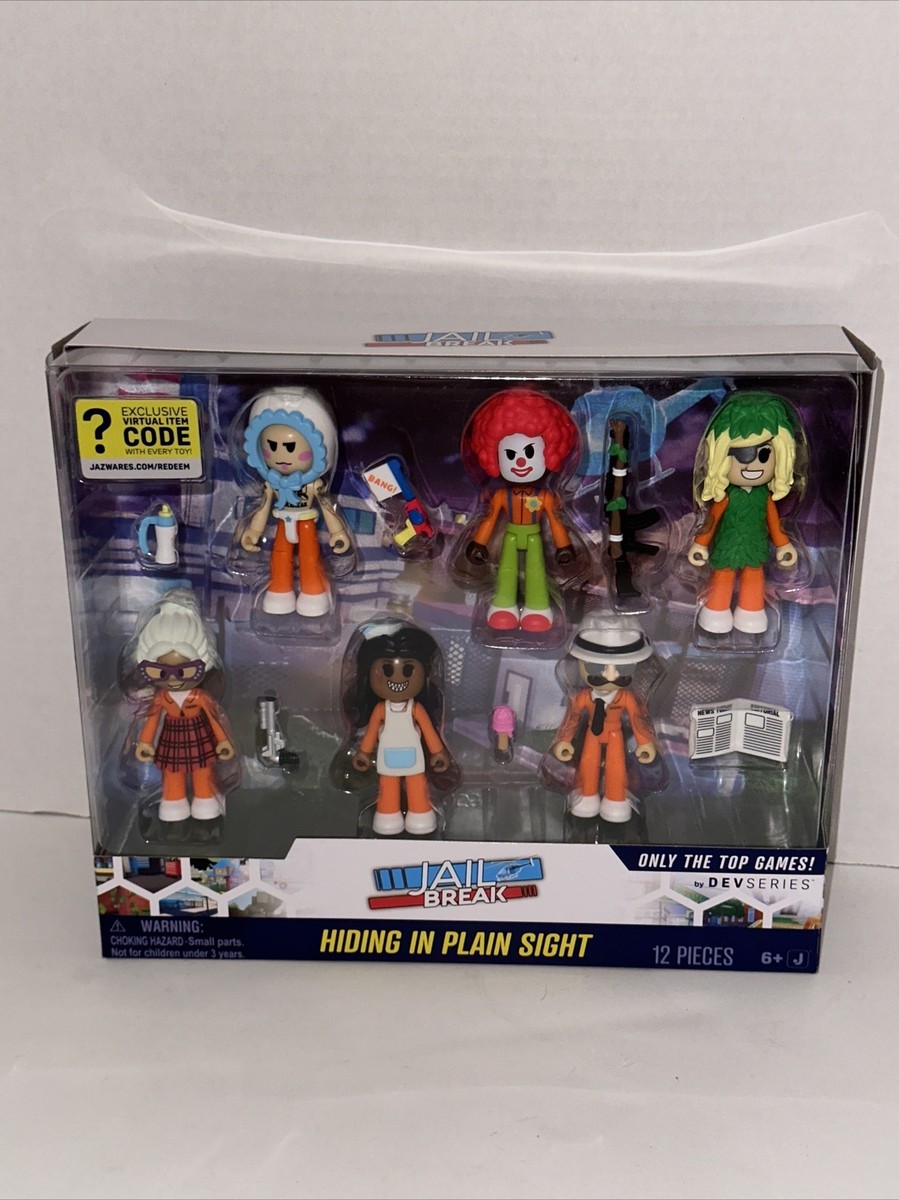 Roblox DEVSERIES Jailbreak Hiding In Plain Sight 6 Action Figures