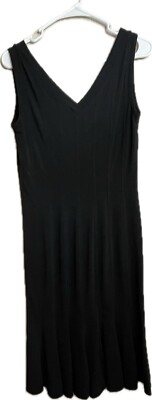Shape FX Women's Dress XL Black V-Neck Curve smoothing Sleeveless 24WD092000027