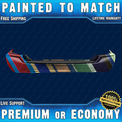 Painted To Match - Rear Bumper Cover Direct Fit for 2004-2007 Toyota Highlander