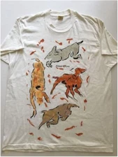 Reprint Kate Bush Hounds Of Love' T-Shirt short sleeve tee Unisex NH13521