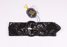 Vintage Killah by Miss Sixty Y2K Grunge Black Waist Belt OS