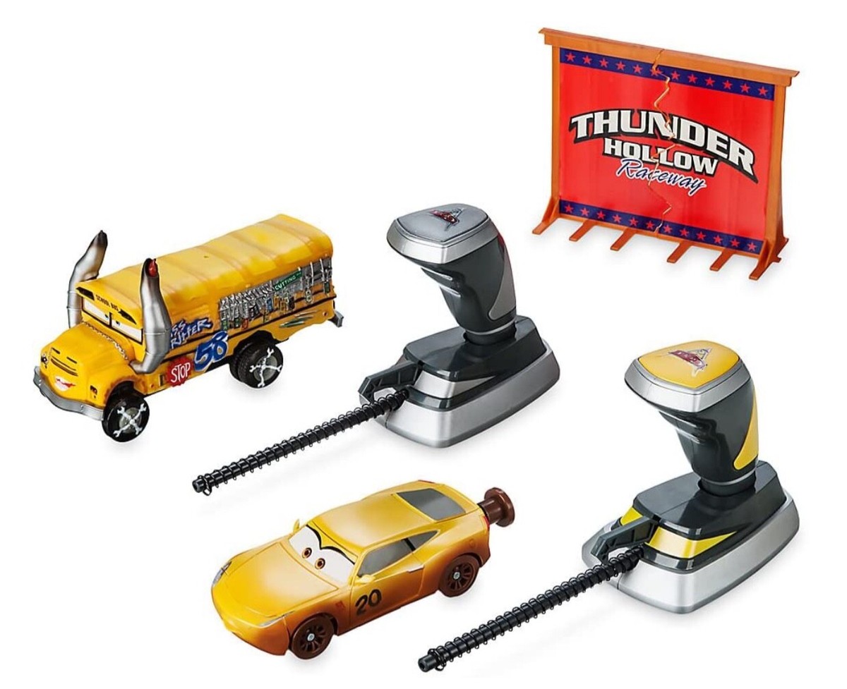 Disney Thunder Hollow Crazy 8's Demolition 2-car Crash Set