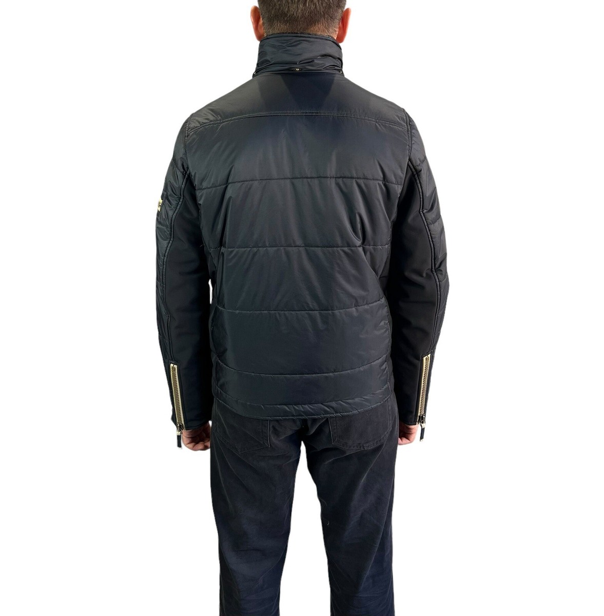 Frauenschuh Men's Ski Puffer Jacket Full Zip Quilted Coat