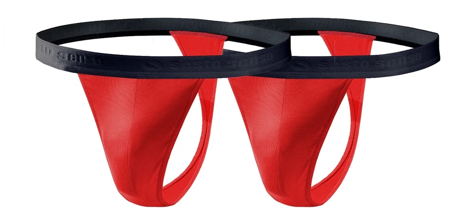 Herren String Baumwolle Sexy Tanga Slips 2erc Pack G-string Unterwäsche - Bild 2 von 4