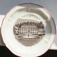 Villeroy Andenken Teller 12cm Chateau Septfontaines 1783 Zierteller Sammelteller