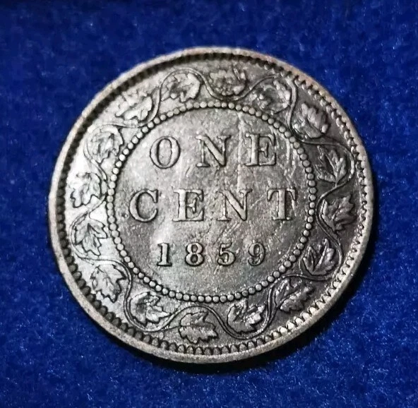 CANADA BRONZE ♦ VICTORIA ♦ One Cent 1859 TTB / VF - Photo 2/2