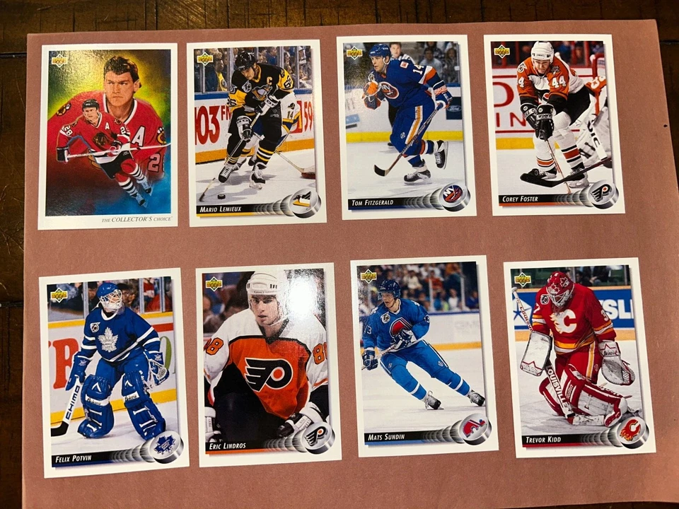 1992-93 UPPER DECK NHL HOCKEY CARDS YOU CHOOSE DISCOUNT FOR MULTIPLES FREE SHIP - Image 4 of 4