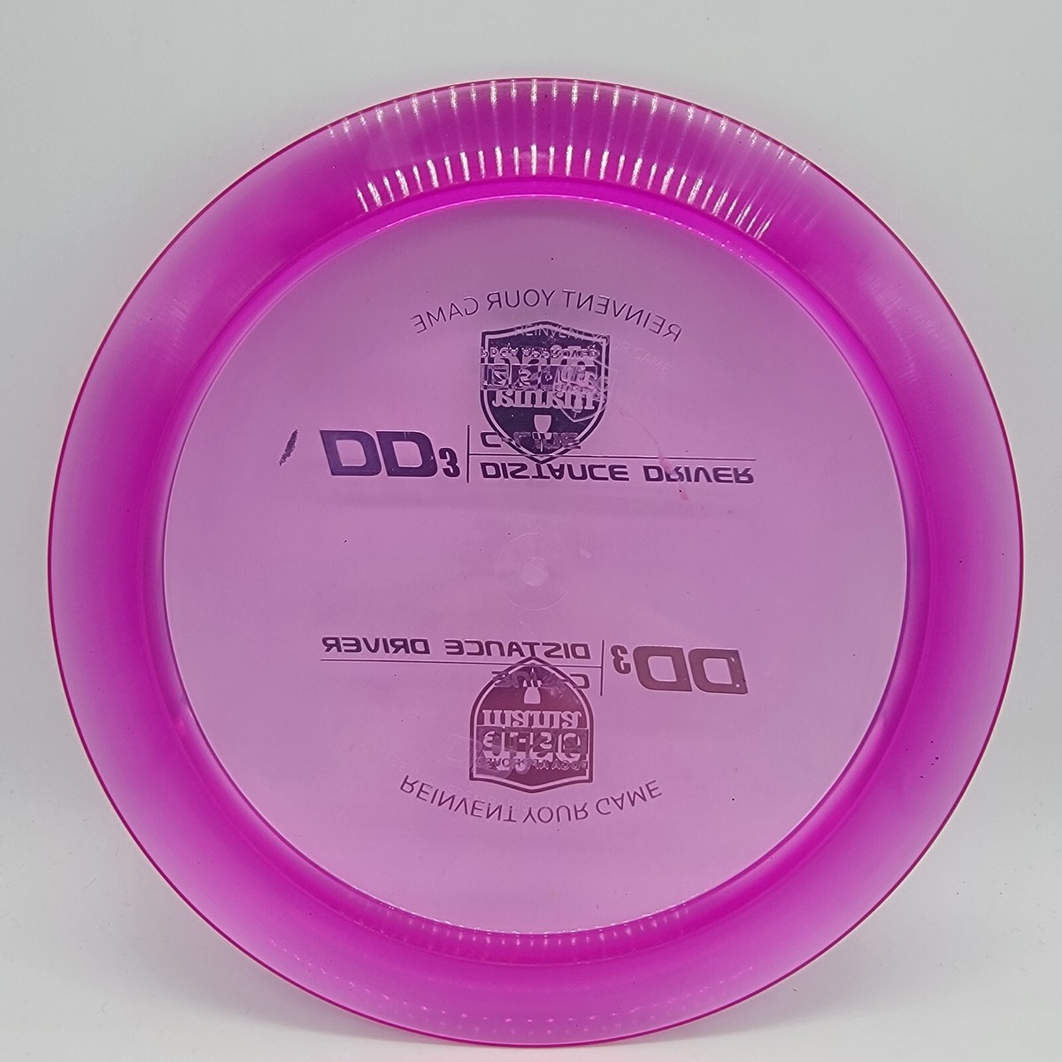 Discmania C-Line DD3 Double Stamp Purple/Magenta Green Stamp 173g
